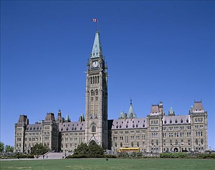 加拿大,国会大厦,渥太华,安大略省