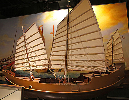 福建福州,泉州出土海上丝绸之路宋船模型