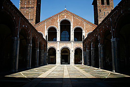 大教堂,教堂,米兰,意大利,欧洲