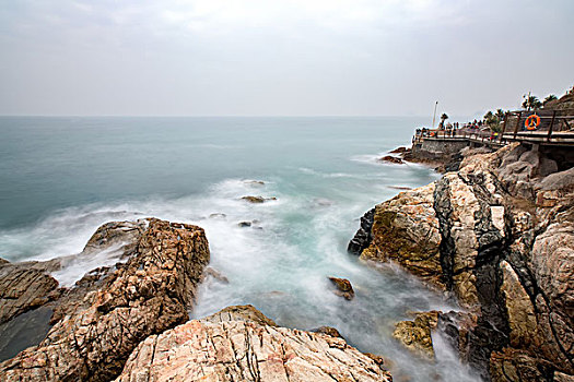 大梅沙的海景