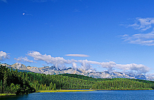湖,荒野,北方,落基山脉,不列颠哥伦比亚省,加拿大