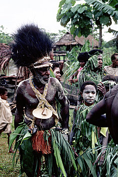 巴布亚新几内亚,河,乡村,唱歌,传统舞蹈