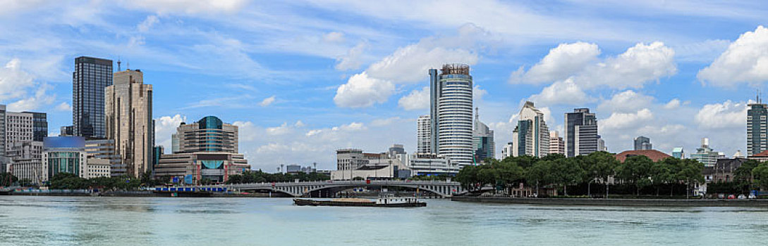 宁波三江口全景