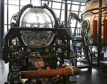 潜水艇,石油,博物馆,斯塔万格,欧洲,文化,2008年,挪威