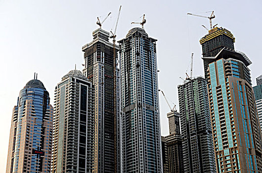 摩天大楼,迪拜,阿联酋,中东