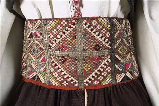 编织物,女人,服饰,19世纪,艺术家,未知