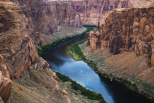 科罗拉多河,页岩,亚利桑那,美国