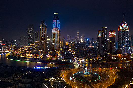 天津城市夜景