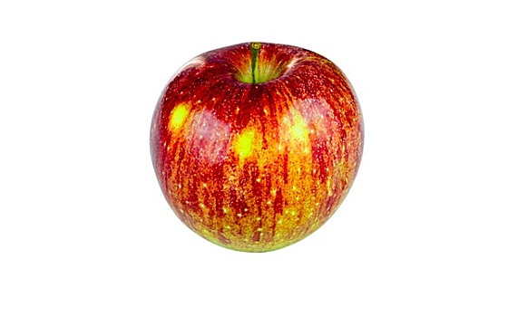 红色,富士苹果,苹果,白色背景,背景