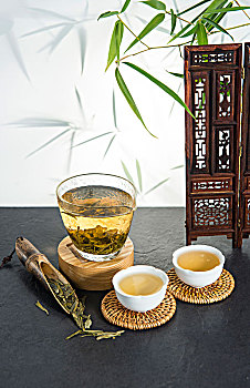 龙井茶,绿茶,茶道,喝茶,茶水