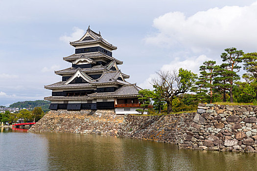 传统,日本,松本城