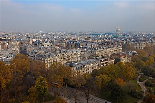 风景,俯视,巴黎