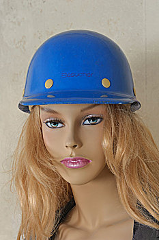 头像,人体模型,安全帽