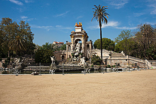装饰,公园,巴塞罗那,西班牙