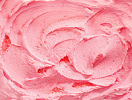 特写,粉色,冰淇淋