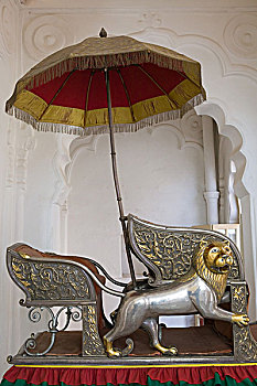 印度,拉贾斯坦邦,梅兰加尔古堡,轿子