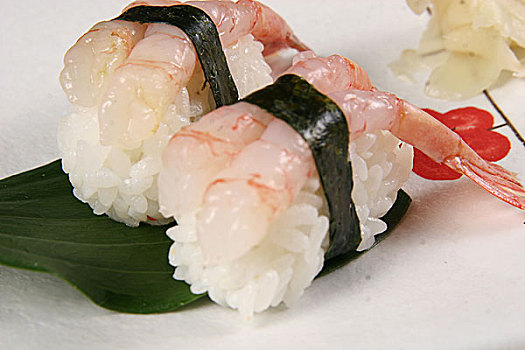 甜虾寿司图片