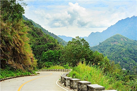 山,道路,菲律宾