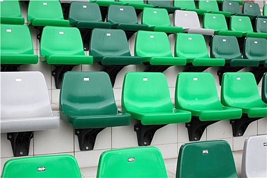 运动,竞技场,座椅,绿色