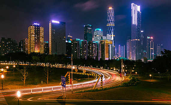 花城广场夜景