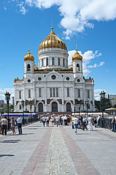 大教堂,耶稣,救星,莫斯科,俄罗斯,欧亚大陆