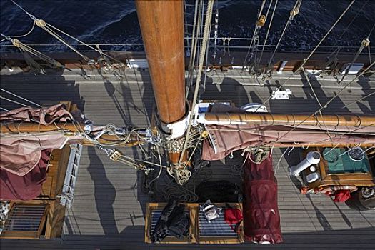 桅杆,甲板,帆船
