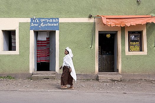 街景,贡德尔,埃塞俄比亚