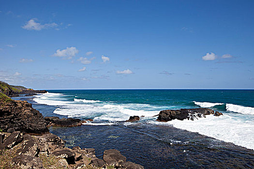 海浪,洗涤,岩石构造