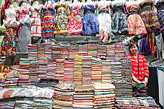 柬埔寨,收获,中心,市场,材质,丝绸,店