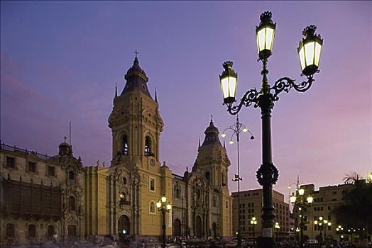 大教堂,阿玛斯,利马,秘鲁