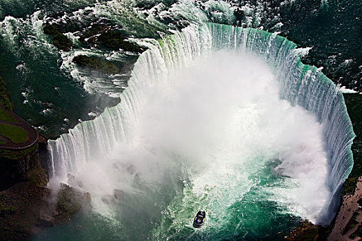 航拍,尼亚加拉瀑布,安大略省,加拿大