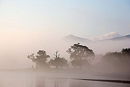 湖,湖区,坎布里亚,英格兰