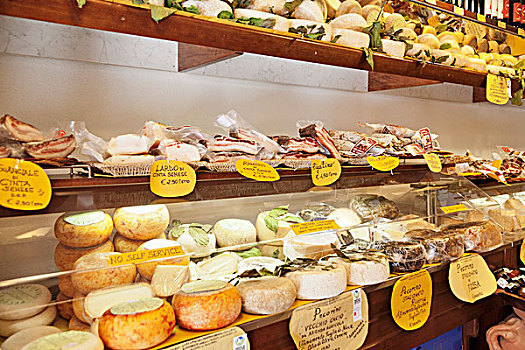 奶酪,肉,皮恩扎,托斯卡纳,锡耶纳省,意大利,欧洲