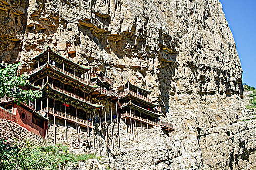 山西大同悬空寺