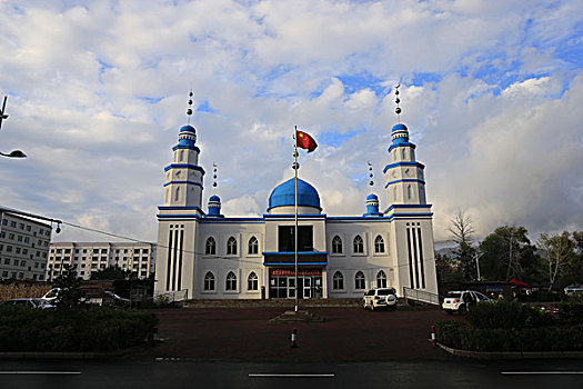 富蕴县哈萨克风格清真寺