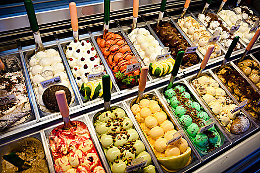 意大利冰淇淋,波西塔诺,坎帕尼亚区,意大利