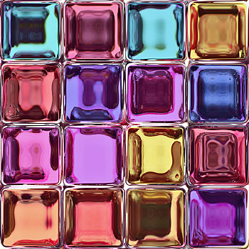 彩色,玻璃,砖瓦