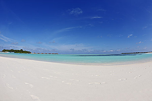 热带沙滩,自然,风景,白沙,夏天