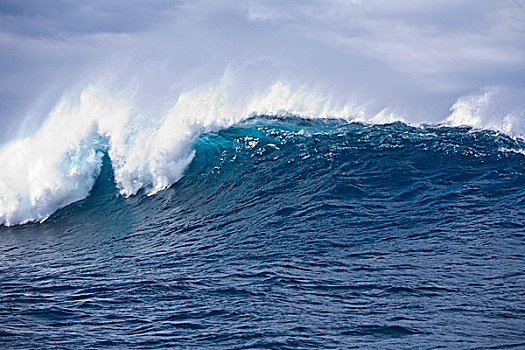 碰撞,波浪,毛伊岛,夏威夷