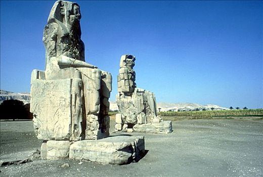 巨像,路克索神庙,约旦河西岸,埃及,艺术家,未知