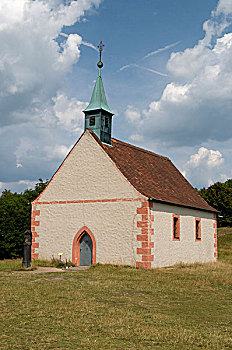 小教堂,高,高原,弗兰哥尼阶,瑞士,弗兰克尼亚,巴伐利亚,德国,欧洲