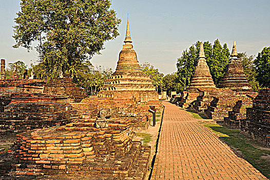 玛哈泰寺,公园,素可泰,泰国