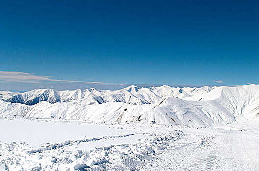 高山,雪