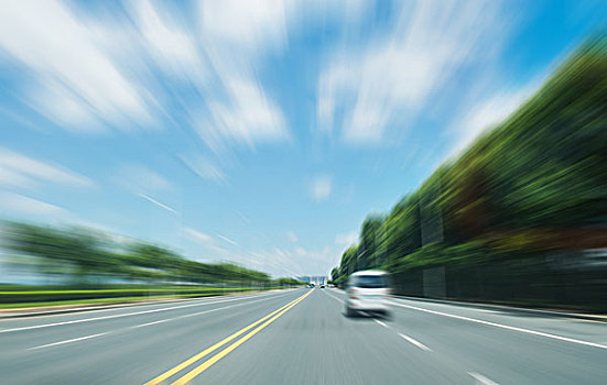 道路,天空