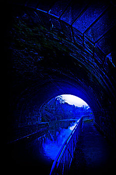 暗色,隧道