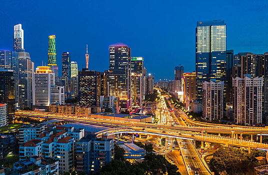 广州城市夜景