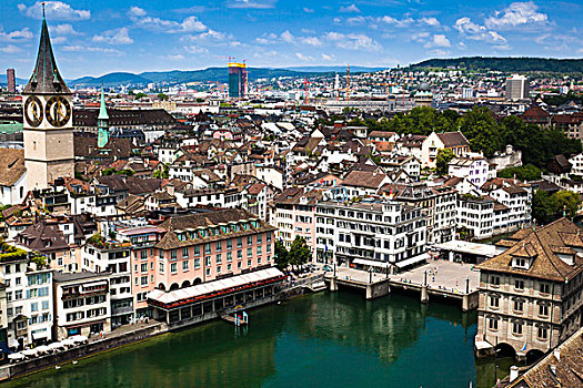 城市,蘇黎世,瑞士