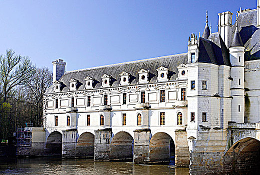 法国,中心,卢瓦尔河,城堡