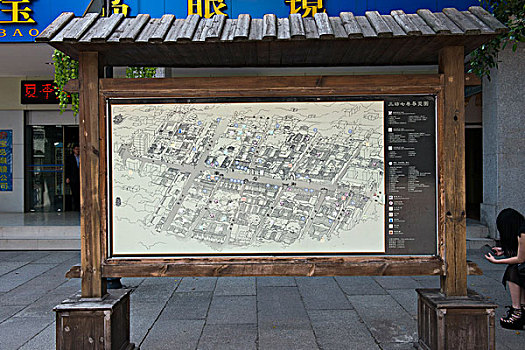 福州三坊七巷商業街路牌