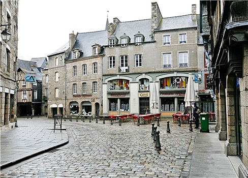 老,城市街道,法国